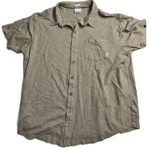 Columbia‎ Sportswear Gray Regular Fit Casual Button Down Shirt Men’s Size XXL